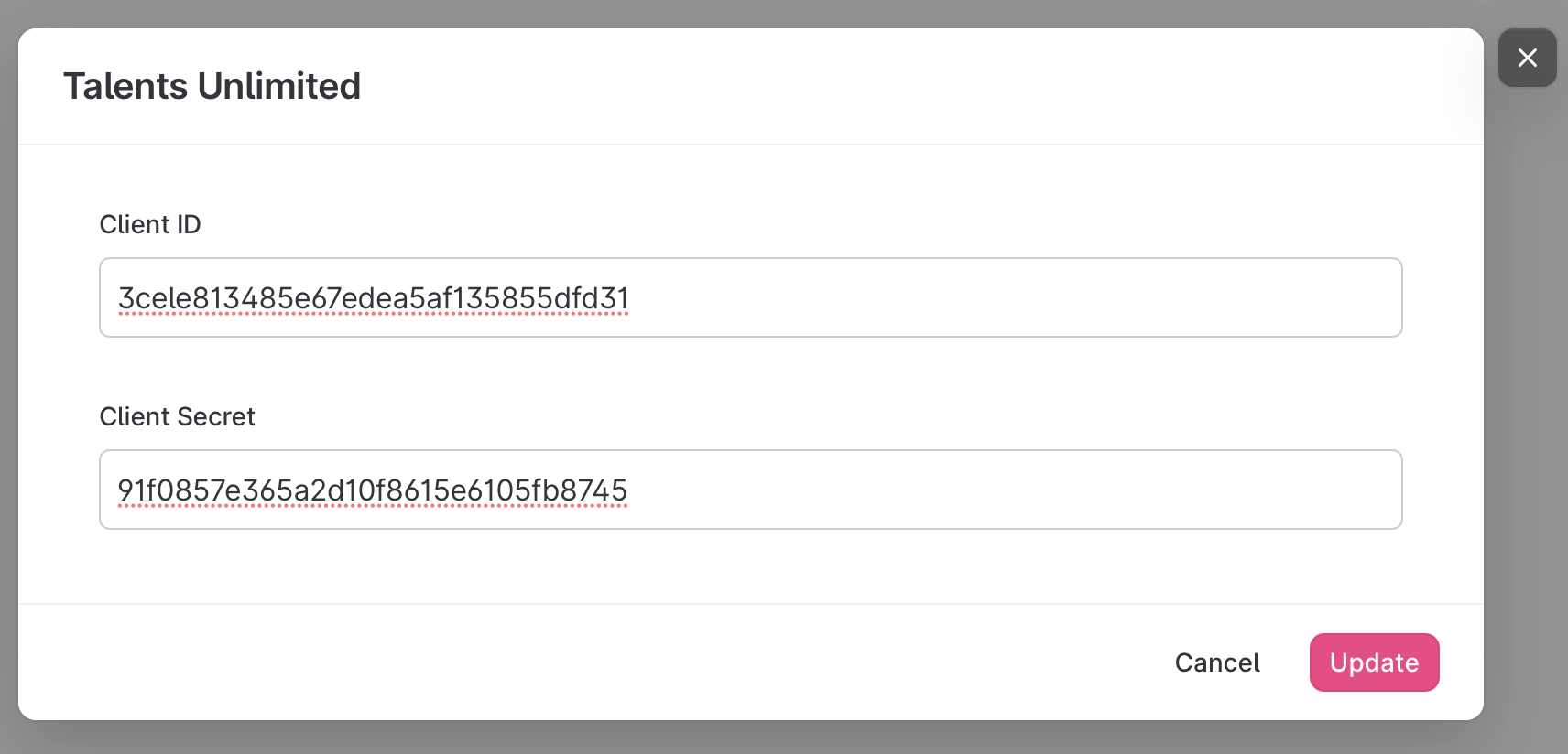 Activate Integration
